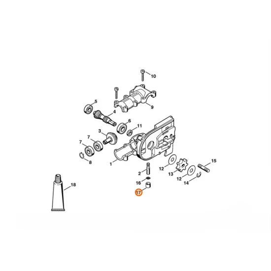 STIHL  Amortyzator gumowy 4138 353 2900